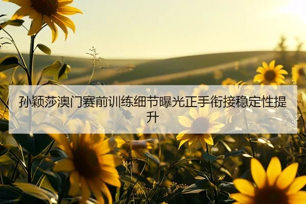 孙颖莎澳门赛前训练细节曝光正手衔接稳定性提升